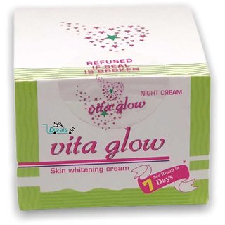                       Vita Glow Skin Whitening Cream (Pack of 3, 30g Each)                                              