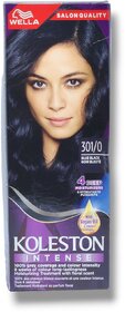 Wella Koleston Hair Color Creme, 301/0, Blue Black