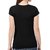 Solid Women Round Neck Black T-shirt
