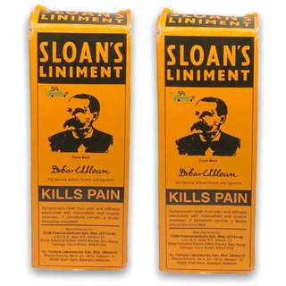                       Sloan's Pain Killer Liniment/ Oil for Instant Relief 70ml (Pack Of 2, 70ml Each)                                              