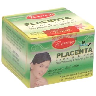                      Renew Placenta Beauty Cream For Skin Whitening  Anti-Aging in One (Pack Of 2)                                              