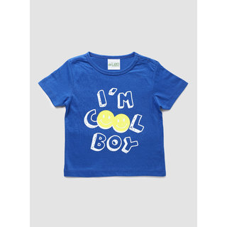                       drLeo Boys T-Shirt-I am Cool Boy Print                                              