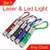 Eagle Mart 3 in 1 - LED Flashlight + Torch keychain + Laser pointer  (650 nm, Red)