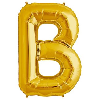Blooms Mall Unique Alphabet Foil Balloon -B (Golden).BM/R20/566