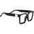SunTap Unisex Badshah Sunglasses clear on black (Free Size)