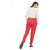 Queenley Soft Pants  Red Combeded Cotton  Pants
