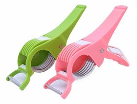 MARKDEYAN Vegetable Cutter  Slicer  Peeler Multi Use Full  5 IN 1 Blead 2 PCS