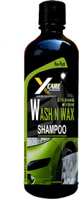 XCARE EXTRA FOAMING SHAMPOO WASH N WAX 400 ML