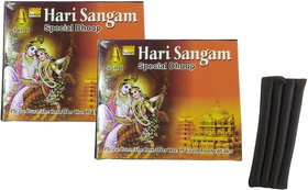 Adhvik Pack of 2 (16 Dhoop Sticks per pack) Hari Sangam Scented fragrances Special DhoopBatti Incense Dhoopsticks