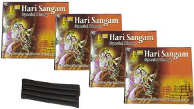 Adhvik Pack of 4 (16 Dhoop Sticks per pack) Hari Sangam Scented fragrances Special DhoopBatti Incense Dhoopsticks