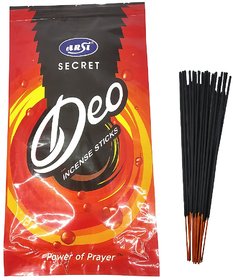 Adhvik Zipper Pack of 1 (140 Gram) Secret Deo Scented More Premium Incense Sticks Agarbattis for home Worship