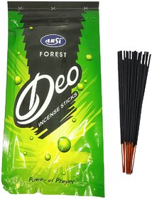 Adhvik Zipper Pack of 1 (140 Gram) Forest Deo Scented More Premium Incense Sticks Agarbattis for home Worship