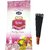 Adhvik Zipper Pack of 1 (140 Gram) Pure Rose Fragrance Scented More Premium Incense Sticks Agarbattis