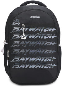 Baywatch 40 Litre Unisex Casual Polyester Laptop Backpack (Black)