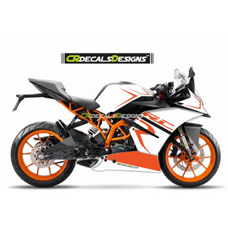 Buy KTM RC 125 200 390 Custom Decals Wrap Stickers R STYLE Kit