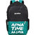 Baywatch Apna Time Aagaya 32 Litre Unisex Casual Polyester Laptop Backpack (Green-Black)