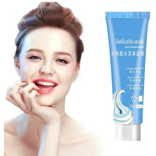 Salicylic Ice Cream Mask Ultra Cleansing Mask Repel Dark Yellow Skin, Brighten and whiten 60ml