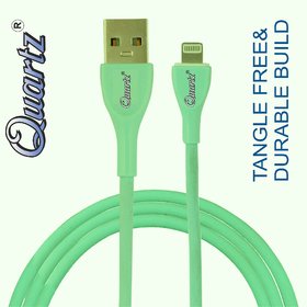 Quartz Lightning (Fast Charge  High Speed Data Synch) Cable Green