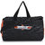 Baywatch GB03 Unisex Casual Canvas Matty Gym Duffle Bag ll Gym Duffle Bags for Men (Black Orange)