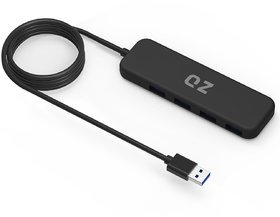 QZ USB 3.1 Hub, 4 Port, 1m Built-in Cable, for Desktop high Speed