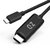 QZ USB 3.1 Type C to HDMI Converter Adapter Cable, 6ft Black, 4K x 2K @60Hz compatible with DP Alt Mode devices only)