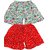 UKAL Combo (Pack of 2) Female Printed Cotton Comfortable Shorts for Women and Girls (Random Design. Random Color)