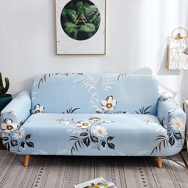 Buy House of Quirk Plush Single Seater Sofa Cover Big Elasticity