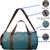 Baywatch Unisex Casual Polyester-PU Leather Gym Duffle Bag ll Gym Duffle Bags for Men - Grey Brown