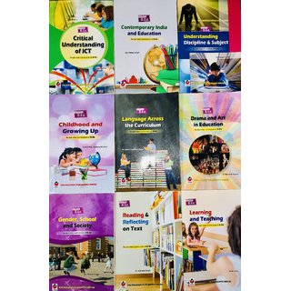                       A COMPLETE B.ED COURSE BOOK For First Year (SET OF 9 BOOKS) As Per New Curriculum Of B.ED BY DR PAWAN KUMAR, DR SATNAM S                                              