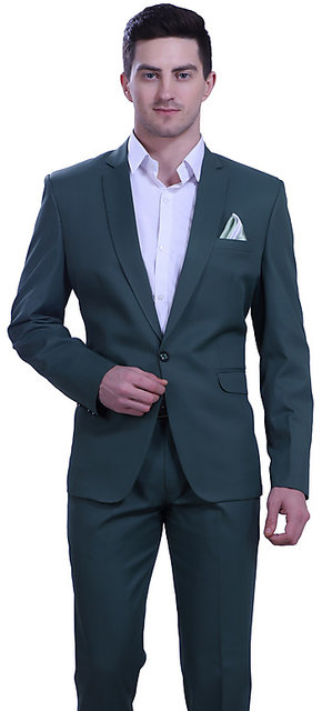 MYS Men's 3 Piece Slim Fit Suit Set, One Button Solid Jacket Vest Pants  with Tie Beige at Amazon Men's Clothing store