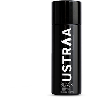                       Ustraa Black Deodorant Body Spray 150 ml                                              