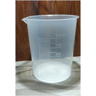                       LABOGENS PLASTIC BEAKER 500ML PACK OF 4                                              