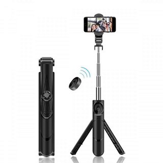 Moonwalk XT-02 3 in 1 Extendable Selfie Stick Bluetooth Tripod Selfie Stick Aluminium Rod Monopod