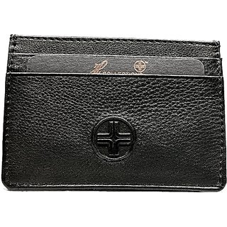 JL Collections Unisex Card Holder Genuine Leather