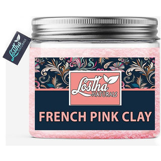                       Lostha Naturals French Pink Clay - 80gms                                              