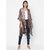 Get Wrapped Net Fabric & a Polyester Printed Kimono Combo for Women - Combo Pack of 2