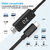 QZ USB 3.1 Type C to HDMI Converter Adapter Cable, 6ft Black, 4K x 2K @60Hz compatible with DP Alt Mode devices only)