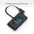 QZ USB 3.1 Type C Hub, 4 Ports 1 inch Built-in Cable