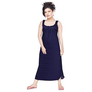 Womens Hosiery Cotton Full Length Camisole, Nighty Slip-Kurti Slip-Suit Slip Pack of 1, Free Size