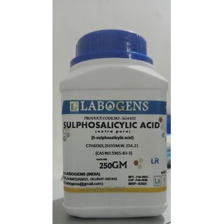                       LABOGENS SULPHOSALICYLIC ACID (EXTRA PURE) 250GM                                              
