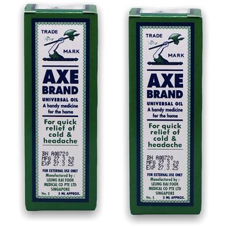                       Axe Brand Universal Oil Imported from Singapore 5ml (Pack Of 2, 5ml Each)                                              
