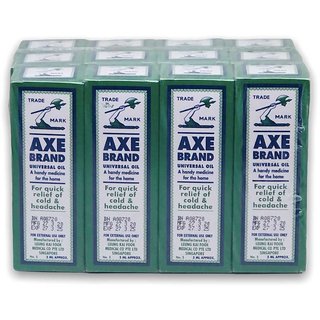                       Axe Brand Universal Oil Imported from Singapore 5ml (Pack Of 12, 5ml Each)                                              