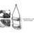 Solomon Premium Quality Bathroom Shower Caddy Hanging with Adjustable Arms Portable Organizer Basket Storage (Grey)