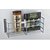 SLIMLINE 2 Shelf Stainless Steel Bathroom Shelves Space Saving Rustproof Extra Strong Perfume Shampoo Bottle Rack