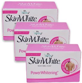 SkinWhite Power Whitening Soap For Face and Body 125g (Pack Of 3, 125g Each)