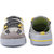Woakers Grey Woven Design Mule Sneakers For Men