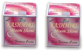 Kashmeer Moon Shine Fairness Cream (Pack of 2, 25g each)
