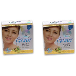                       Goree Beauty Cream (Night ) avocado  aloe Vera 30g (Pack of 2, 30g Each)                                              