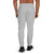 CLOTHINKHUB Light Grey Solid Polyester Slim Fit 2 Pocket Trackpant for Men