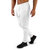 CLOTHINKHUB White Solid Polyester Slim Fit 2 Pocket Trackpant for Men